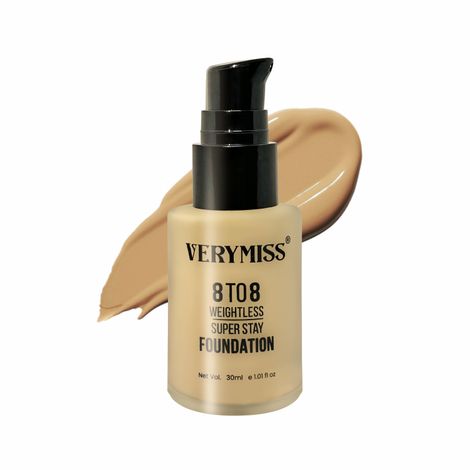 Buy Verymiss 8 To 8 Weightless Super Stay Foundation - 113 Shell 30 Millilitres-Purplle