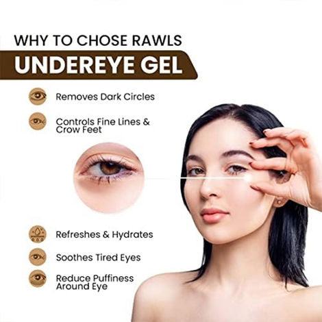 Rawls Coffee Under Eye Cream for Dark Circles Removals, Puffiness & Fine  Lines for Women & Men with 360 Massage Roller Enriched With Caffeine,  Vitamin C & E, Green Tea, and Aloe