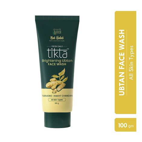 Buy Nat Habit Fresh Skin Brightening Ubtan Face Wash (100 gm)-Purplle