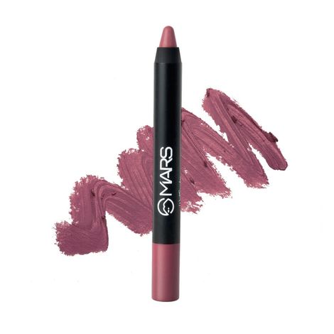 Buy MARS Long Lasting Won't Smudge Won't Budge Lip Crayon with Matte Finish - Smile please| 3.5g-Purplle