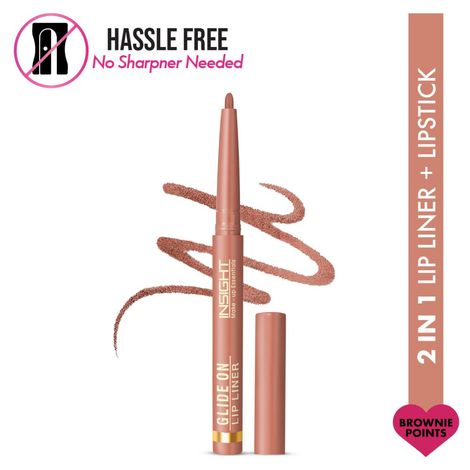 Buy Insight Cosmetics Glide On Lip Liner - Brownie Points (0.3 gm)-Purplle