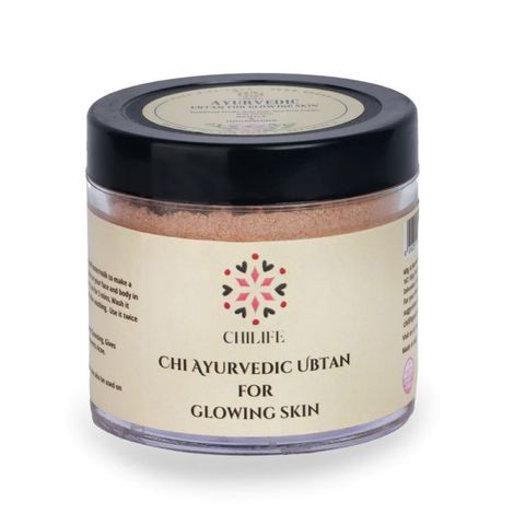 Buy Chilife Chi Ayurvedic Ubtan for Glowing Skin, Sun-Tan Remover, Deep Cleanser,Makes Skin Bright and Relieves Skin Inflammation I Gender Neutral I 100 gm-Purplle