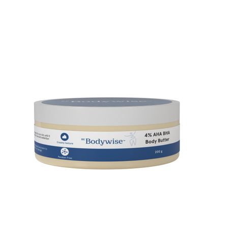 Buy Be Bodywise 4% AHA BHA Body Butter - 200 gm-Purplle
