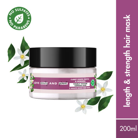 Buy Love Beauty Planet Curry, Biotin & Moringa Hair Mask , 200 ml-Purplle