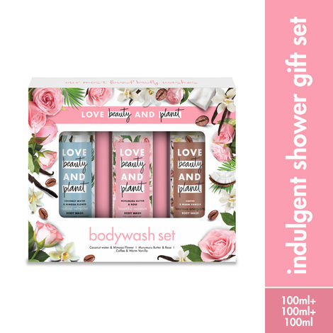 Buy Love Beauty Planet Indulgent bodywash gift set Pack of 3-Purplle