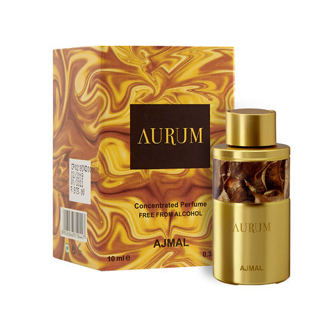 Concentrated Perfume Top 10 Ajmal Attars Ajmal Aurum Attar Fruity Floral Fragrance Non-Alcoholic Long  Lasting Attar For Women 10 ML