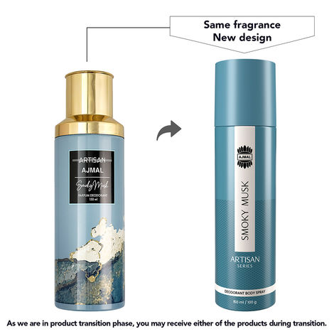 Buy Ajmal ARTISAN - SMOKY MUSK DEODORANT PERFUME 150 ML LONGLASTING SPRAY GIFT FOR MEN AND WOMEN ONLINE EXCLUSIVE-Purplle