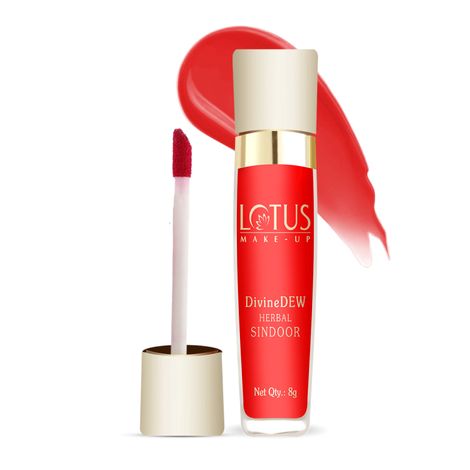 Buy Lotus Herbals Divine Dew Herbal Sindoor Love Drop | Water and Smudge Resistant | Preservative Free | 8 gm-Purplle