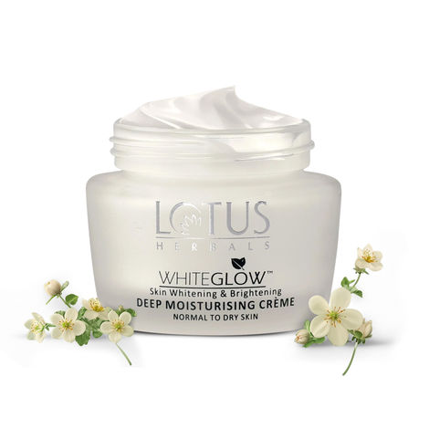 Buy Lotus Herbals Whiteglow Skin Whitening & Brightening Deep Moisturising Cream SPF 20 | PA+++ | 40 gm-Purplle