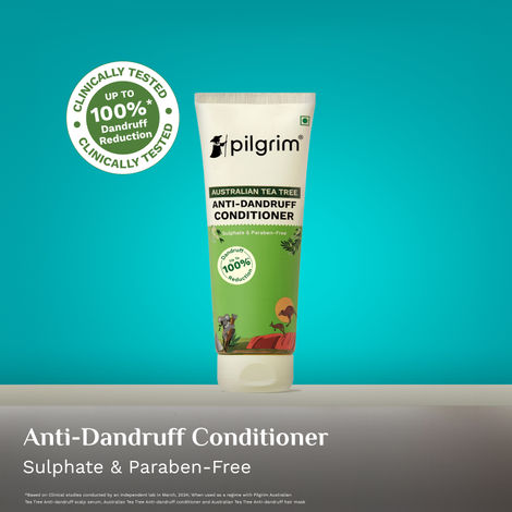 Buy Pilgrim Australian Tea Tree, Anti-Dandruff Conditioner, 200 ml, Softens & Protects Dandruff- Prone Hair-Purplle