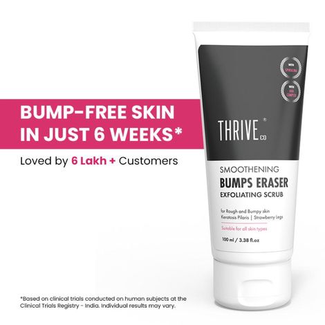 Buy Thriveco Bumps Eraser Exfoliating Scrub,120 gm-Purplle