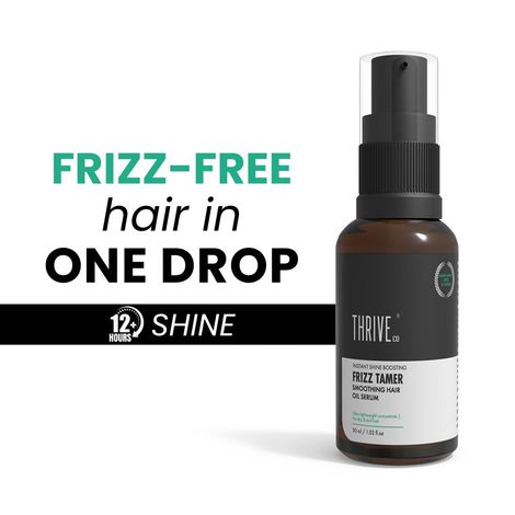 Buy ThriveCo Frizz Tamer Smoothening Hair Oil, 30 ml-Purplle