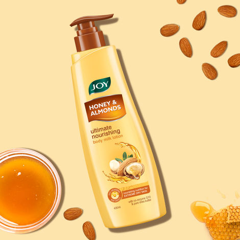 Buy Joy Honey & Almonds Ultimate Nourishing Body Milk Lotion, For Extremely Dry Skin 400 ml-Purplle