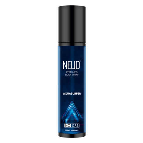 Buy NEUD Aquasurfer Perfumed Body Spray for Men, No Gas Deodorant with Long-Lasting Fragrance, 120ml-Purplle