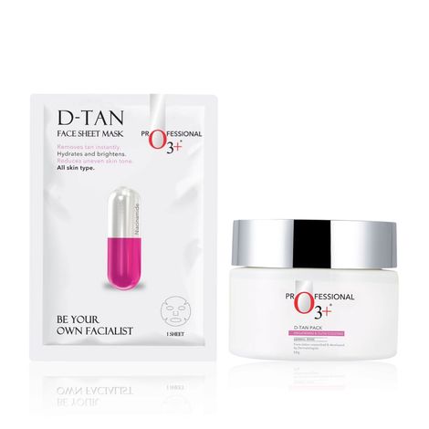 Buy O3+ De Tan Essential Kit (De -Tan Face Pack & Face Mask + Niacinamide Sheet Mask) - Combo of 2-Purplle