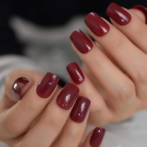 Buy Sanfe Instant Stick On Nails - Bloody Marry | 24 Reusable Artificial Fake Nail Set/Extensions | Quick, Lightweight, Salon Look, Lasts upto 3 weeks | For Festivals & Special Occasions-Purplle
