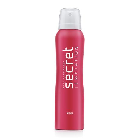Buy Secret Temptation Pink Deodorant for Women, Long Lasting Floral Body Spray for Office Wear, 150 ml-Purplle