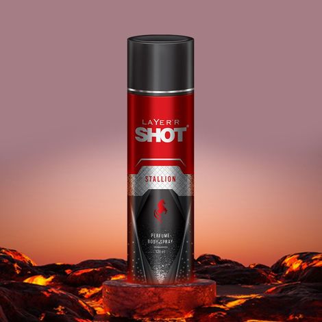 Buy Layerr Shot Perfume for Men - STALLION 120 ml-Purplle