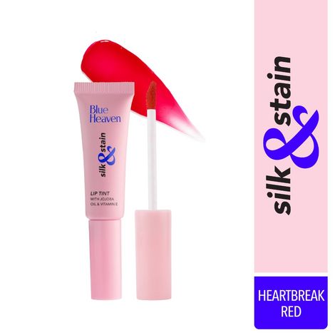 Buy Blue Heaven Silk & Stain Lip Tint , Heartbreak Red- 8 ml-Purplle