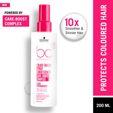 Buy Schwarzkopf Professional Bonacure pH 4.5 Color Freeze Spray Conditioner for Colored Hair 200 ml-Purplle