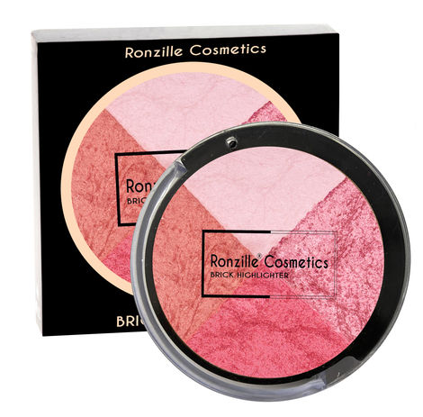 Buy Ronzille 4 In One Brick Highlighter 04 NO-Purplle