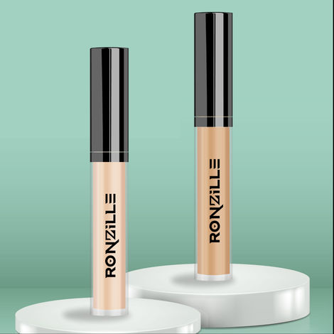 Buy Ronzille High Definition Liquid Concealer and Contour Pack of 2 ( Medium Beige, Granola,4mlx2)-Purplle