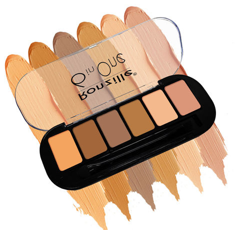 Buy Ronzille 6 IN ONE Base Concealer Palette Shade F-Purplle