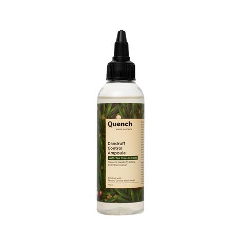 Buy Quench Botanics Dandruff Control Ampoule With Tea Tree Extracts-100ml-Purplle