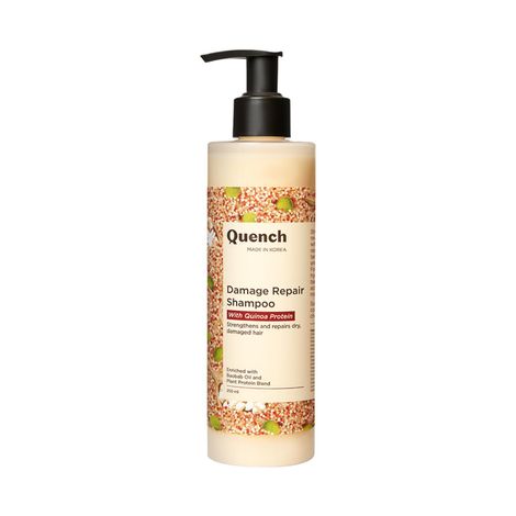 Buy Quench Botanics Quinoa Protein Damage Repair Shampoo for Repair Dry Hair - 250ml-Purplle