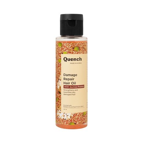 Buy Quench Botanics Damage Repair Hair Oil with Quinoa Protein- 100ml-Purplle