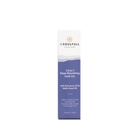 Buy Be Soulfull 12-in-1 Deep Nourishing HAIR OIL - 100ml/1.76 Fl. With Rosemary oil & Methiseed oil, for stronger, thicker & fuller hair-Purplle
