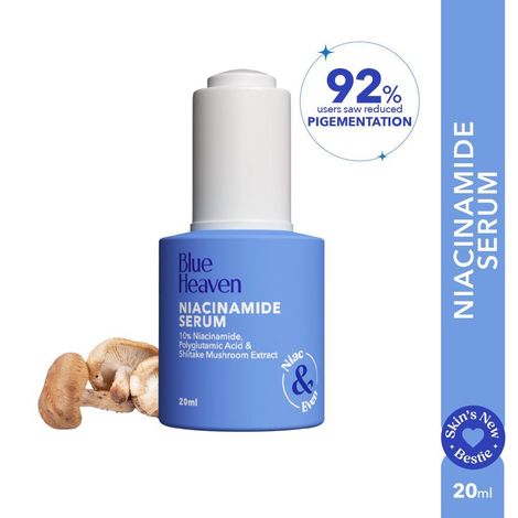 Buy Blue Heaven 10% Niacinamide Serum for Glowing Skin | Reduces Pores & Pigmentation | Fades Blemishes | Skin Brightening | Strengthen Skin Barrier | Face Serum for Women 20 ml-Purplle