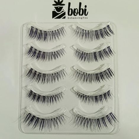 Buy B.O.B.I ZC EYELASH - 5 Pair-Purplle