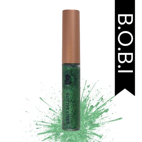 Buy B.O.B.I. Glitter Eyeliner Green | Diamond Sparkle Finish | Waterproof Long Wear | Quick Dry Smudgeproof | Felt-Tip Precision | Cruelty-Free Paraben-Free- 5 ml-Purplle