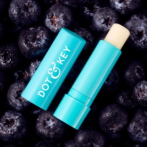 Buy Dot & Key Barrier Repair Hydrating Lip Balm SPF 50 | Blueberry Bliss 4.5 gm-Purplle