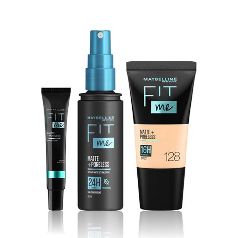 Buy Maybelline Fit Me Complete Matte & Poreless Trio Pack Combo of 3-Purplle