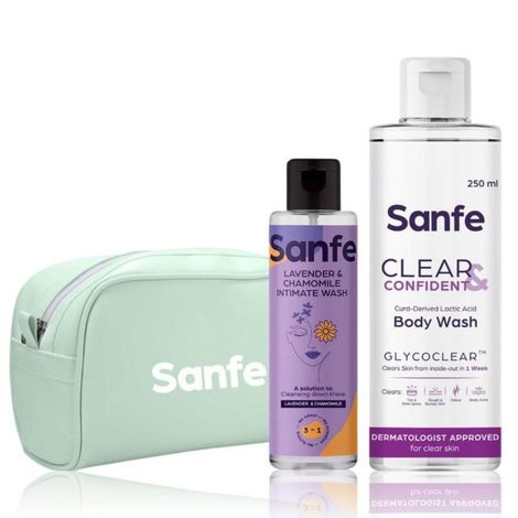 Buy Sanfe Pure & Pampered Pack,350 ml-Purplle