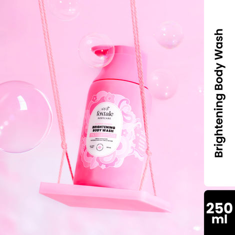 Buy Foxtale De-Tan Brightening Body Wash with Glycolic Acid & Niacinamide for Glowing Skin- 250 ml-Purplle