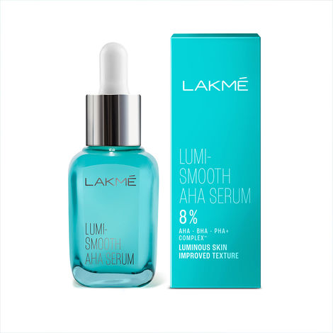 Buy Lakme Lumi Smooth Serum with 8% AHA - BHA - PHA+ Complex & Salicylic Acid for Luminous Skin & Improved Texture | 30 ml-Purplle