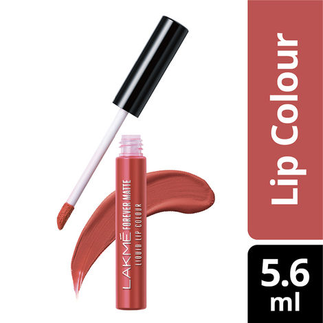 Buy Lakme Forever Matte Liquid Lip Colour, Coral Sense (5.6 ml)-Purplle