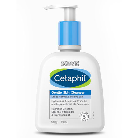 Buy Cetaphil Gentle Skin Cleanser (250 ml) | Face Wash for Dry & Sensitive Skin-Purplle