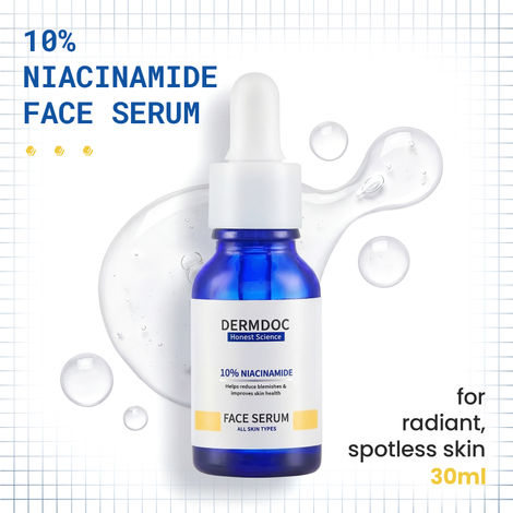 Buy DERMDOC by Purplle 10% Niacinamide Face Serum (30 ml) | Skin Brightening | Niacinamide Face Serum | Niacinamide for Oily Skin-Purplle