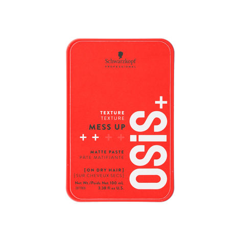 Buy Schwarzkopf Professional Osis+ Texture Mess Up ++ Matte Paste | 100 ml-Purplle