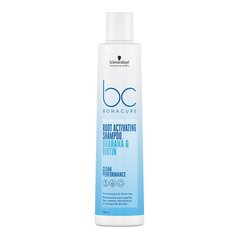 Buy Schwarzkopf Professional Root Activating Shampoo 250ml for thinning hair with Guaranȧ + Biotin | For scalp care | Vegan-Purplle
