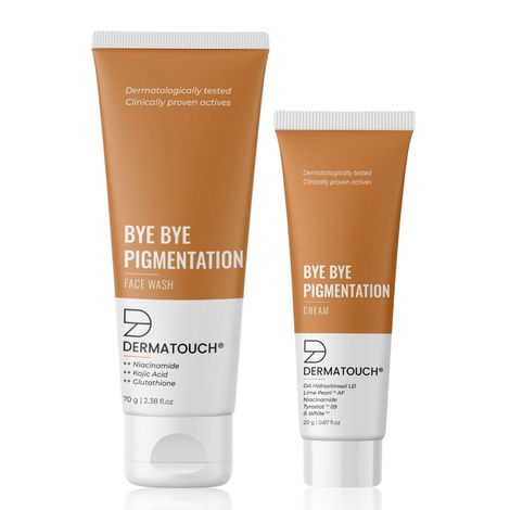 Buy Dermatouch Anti Pigmentation Combo (Anti Pigmentation Face Moisturizer 20g + Anti Pigmentation Face Wash 70 ml)-Purplle