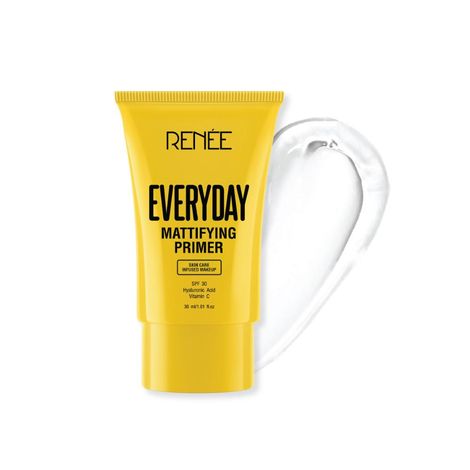 Buy RENEE Everyday Primer, Blurs Fine Lines, Wrinkles & Pores, Smoothen Skin Texture, Lightweight & Non-Sticky, Long Lasting Formula with Matte Finish, Vitamin C, Hyaluronic Acid & SPF 30 Infused, 30 Ml-Purplle