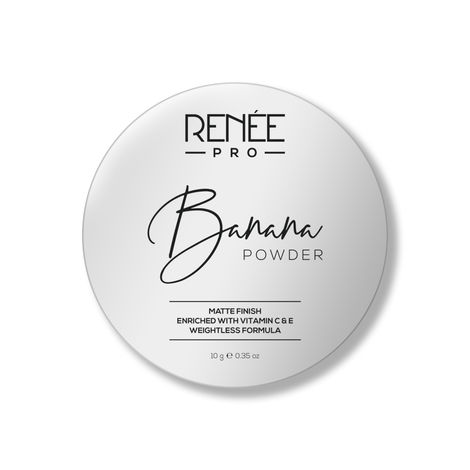 Buy RENEE PRO Banana Loose Powder - Medium - Sets Makeup, Extended Wear & Controls Shine - Long-Lasting, Lightweight & Blendable - Vitamin C & E Infused Formula for Flawless Mattified Skin - 10 gm-Purplle