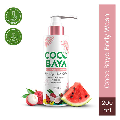 Buy Coco Baya Watermelon & Lychee Hydrating Body Wash - 200ml-Purplle