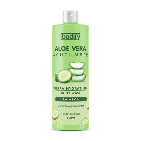 Buy Bodify Aloe Vera & Cucumber Body Wash 250 ml  -Purplle