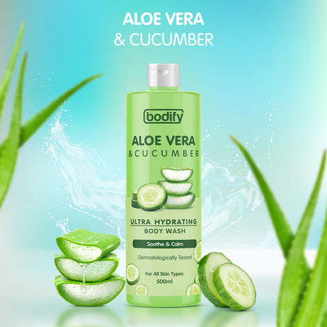 Bodify Aloe Vera & Cucumber Body Wash 250 ml